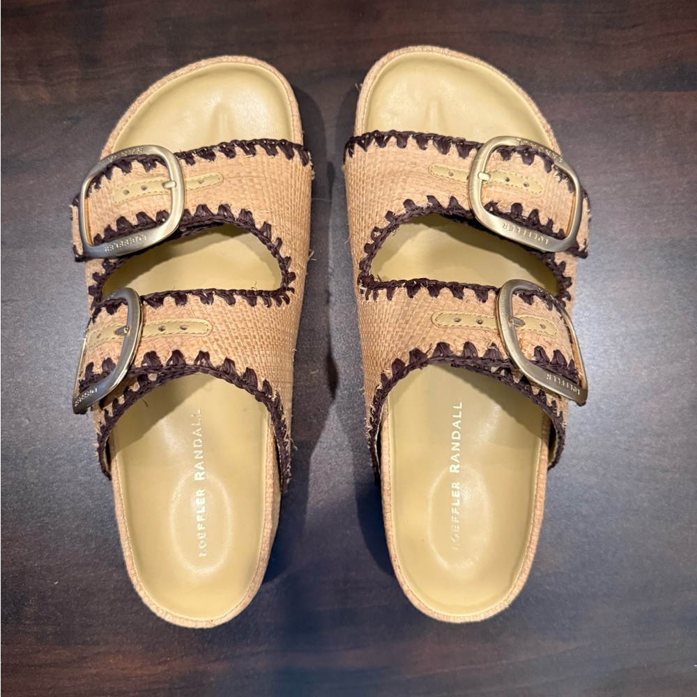Loeffler Randall Women’s Theo Raffia Sandals